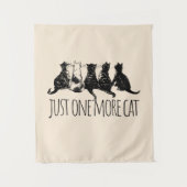 Tenture Encore un parent de chat de plus (Devant)