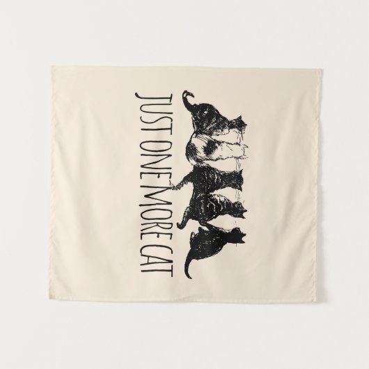 Tenture Encore un parent de chat de plus (Devant (Horizontal))