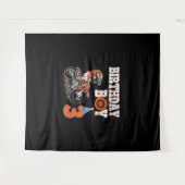 Tenture Enfant de 3 ans - Enfant d'anniversaire - Vélo de (Devant (Horizontal))