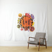 Tenture enfants halloween (En situation (horizontale))