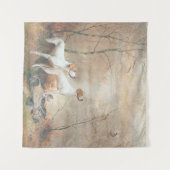 Tenture English Pointer chasse les faisans (Devant (Horizontal))