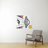 Tenture Enlèvement d'Alien UFO UAP (En situation (horizontale))