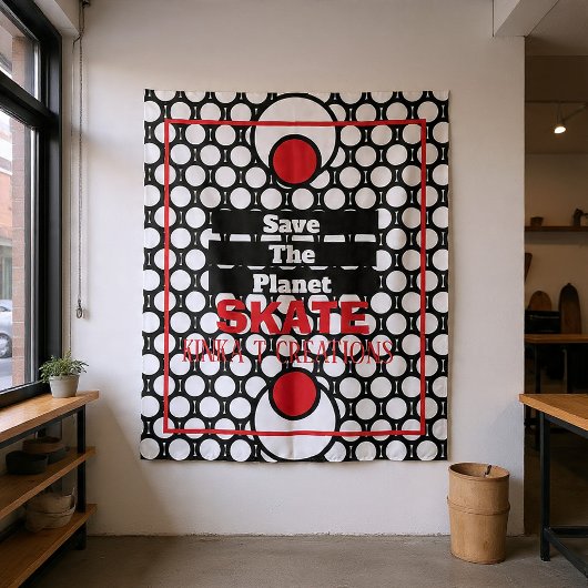 Tenture Enregistrer Le Planet Skate Skateboard