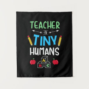 Tenture Enseignant Cadeau enseignant minuscules humains