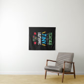Tenture Enseignant Cadeau enseignant minuscules humains (En situation (horizontale))