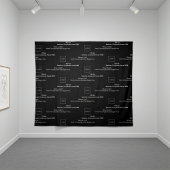 Tenture Enseigne commerciale étape et répétition Fond de s