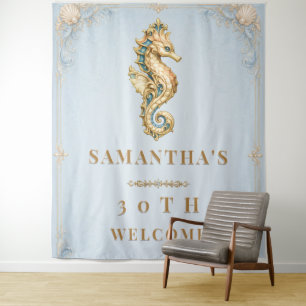 Tenture Enseigne de luxe pour anniversaire sur le thème de