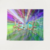 Tenture Enseigner la paix sur Terre (Devant (Horizontal))