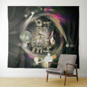 Tenture Enseigner la paix sur Terre (En situation (horizontale))