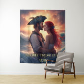 Tenture Ensemble à travers chaque tempête Romantique Pirat (En situation)