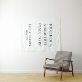 Tenture Ensemble est un bel endroit à être - élégant (En situation (horizontale))