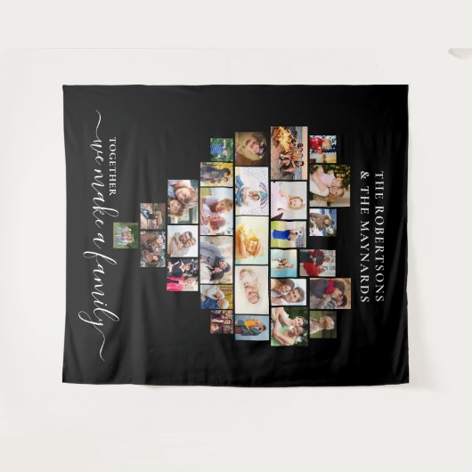 Tenture Ensemble, nous faisons un coeur de famille 29 Phot (Devant (Horizontal))