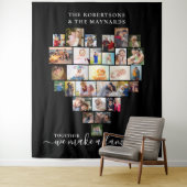 Tenture Ensemble, nous faisons un coeur de famille 29 Phot (En situation)