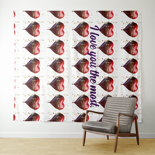 Tenture "Enserrer dans une couverture - Cadeau parfait pou (En situation (horizontale))