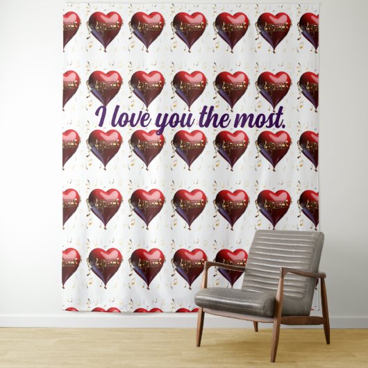 Tenture "Enserrer dans une couverture - Cadeau parfait pou (En situation)