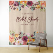 Tenture Enterrement de vie de jeune fille | Fond de photo (En situation)