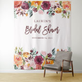 Tenture Enterrement de vie de jeune fille | Fond de photo  (En situation)