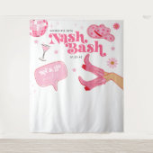 Tenture Enterrement de vie de jeune fille Nash Bash Rodeo (Devant)