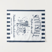 Tenture Enterrement de vie de jeune fille personnalisé à S (Devant (Horizontal))