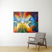 Tenture Entre miroir et mémoire (En situation (horizontale))