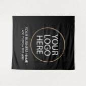 Tenture Entreprise de logo et de texte professionnels Blac (Devant (Horizontal))