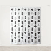 Tenture Entreprise de personnalisation de tapis de fond av (Devant)