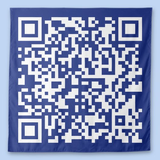 Tenture Entrer l'URL Généré instantanément Code QR | bleu 