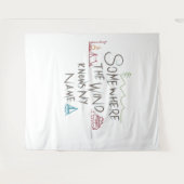 Tenture envie de voyager (Devant (Horizontal))