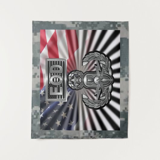 Tenture "EOD Master Blaster" Cadeau commémoratif (Devant)