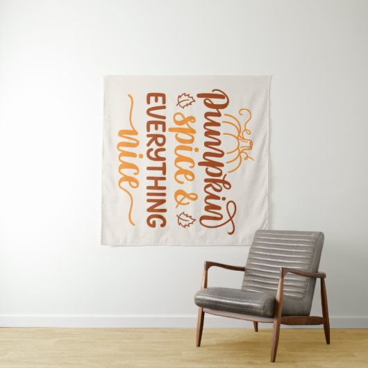 Tenture Épice citrouille & Tout Nice (En situation (horizontale))