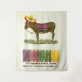 Tenture Éplucher la queue sur l'âne (Devant)