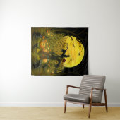 Tenture Épouvantail de Halloween dans un champ de maïs (En situation (horizontale))