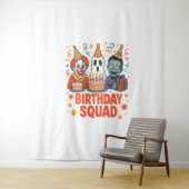 Tenture Équipe d'anniversaire Halloween Clown sinistre Fan (En situation)