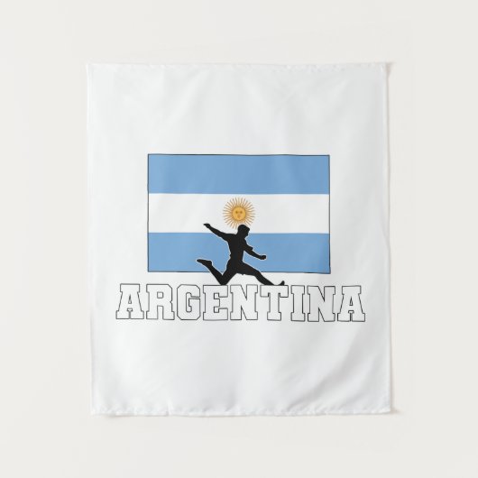 Tenture Équipe d'Argentine de football (Devant)