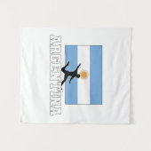 Tenture Équipe d'Argentine de football (Devant (Horizontal))
