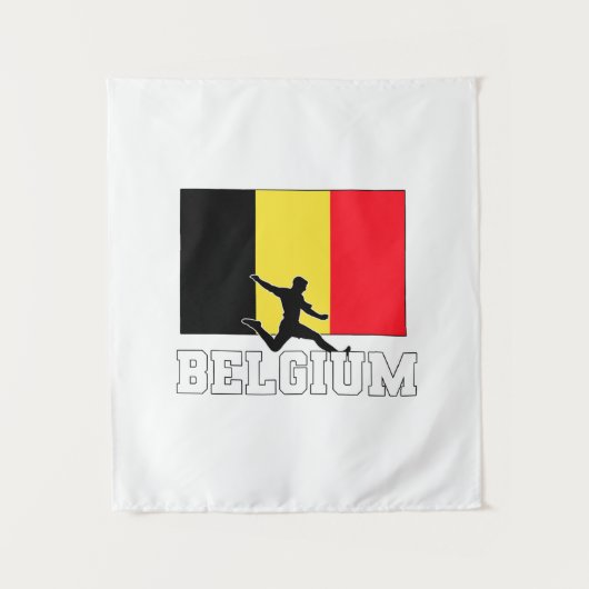 Tenture Équipe de Belgique de football (Devant)