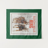 Tenture Équipe de Belgique de sleigh Bells Ring (Devant (Horizontal))