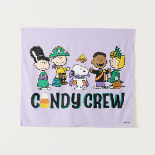 Tenture Équipe de bonbons Peanuts Gang Halloween