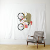 Tenture Équipe de Sloth Cycling (En situation (horizontale))