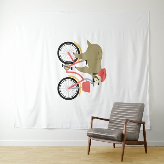 Tenture Équipe de Sloth Cycling (En situation (horizontale))