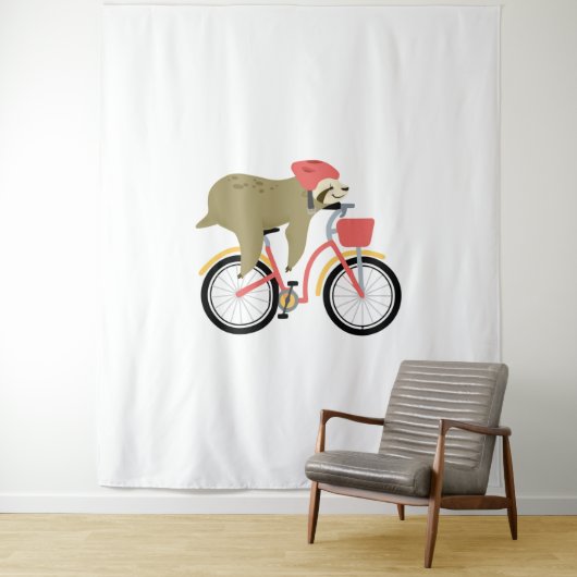 Tenture Équipe de Sloth Cycling (En situation)