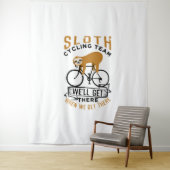 Tenture Équipe de Sloth Cycling (En situation)