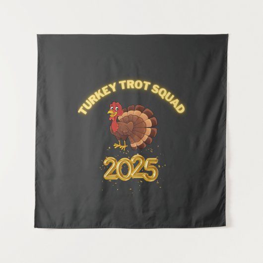 Tenture Équipe Turkey Trot 2025 (Devant)