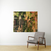 Tenture Érables colorées et maison de repos (En situation (horizontale))