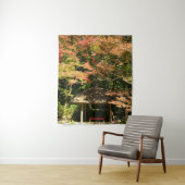 Tenture Érables colorées et maison de repos (En situation)