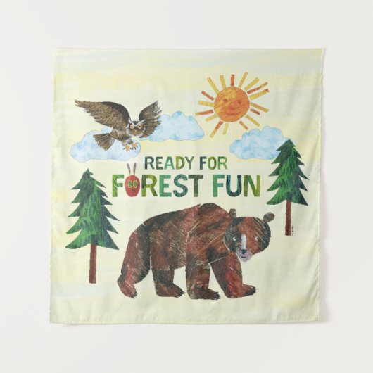 Tenture Eric Carle | Prêt pour le plaisir des forêts (Devant)