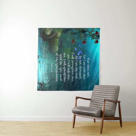 Tenture Ésaïe 41:10 (En situation (horizontale))