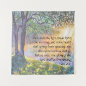 Tenture Ésaïe 58:8 (Devant)