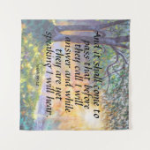 Tenture Ésaïe 65:24 (Devant (Horizontal))