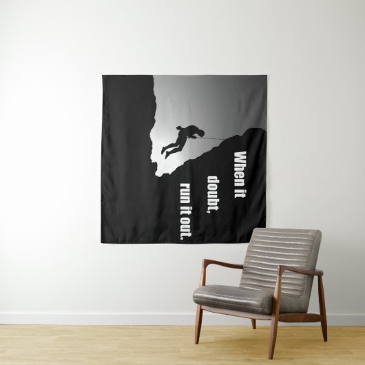 Tenture Escalade motivationnelle escalade (En situation (horizontale))